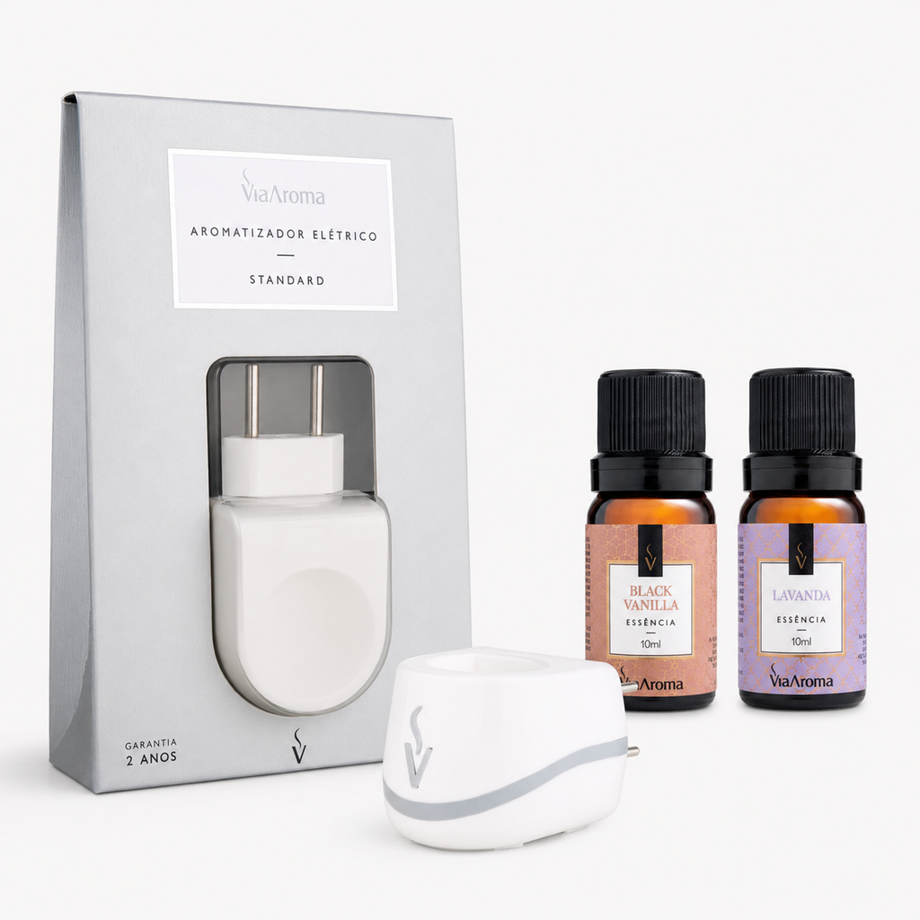 Aromatizador Elétrico com 2 Essências 10ml