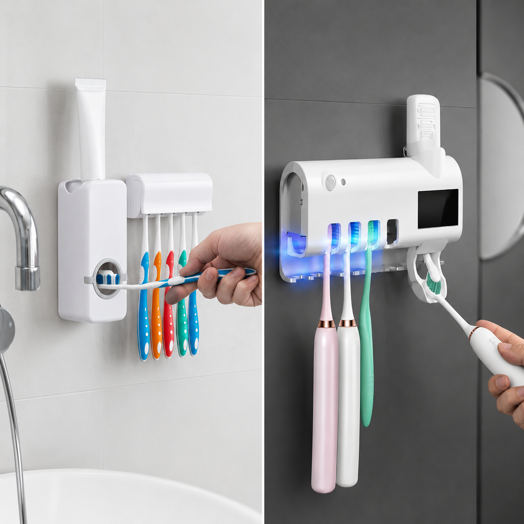 Organizador Dental UV Clean com Dispenser