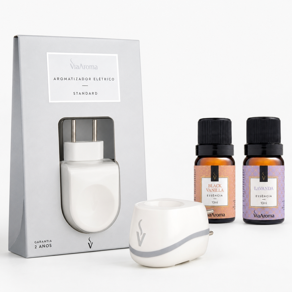 Aromatizador Elétrico com 2 Essências 10ml