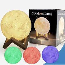 Luminaria Lua LED Touch com 3 Tons de Luz - variacao