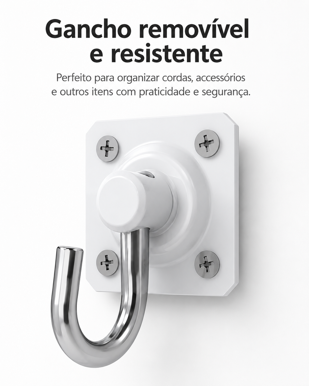 Gancho Removível Resistente Sem Furar para Casa