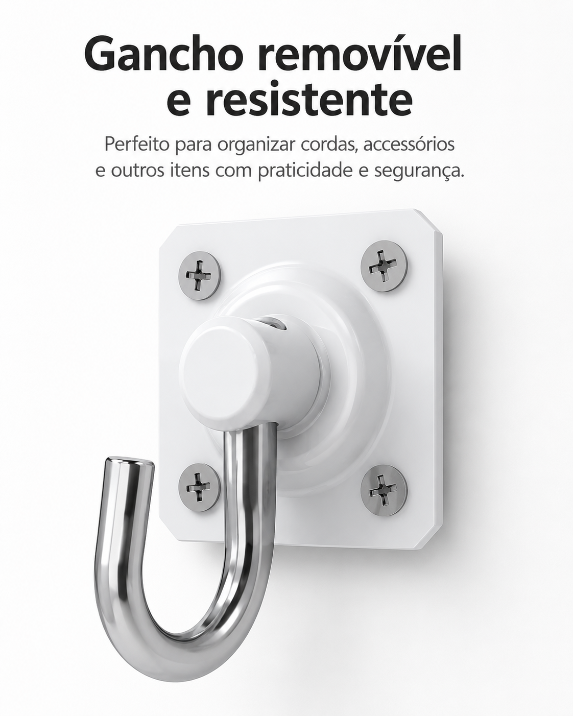 Gancho Removível Resistente Sem Furar para Casa