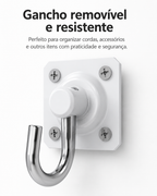 Gancho Removível Resistente Sem Furar para Casa