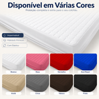 Capa Para Colchão Impermeável Matelado Com Elástico