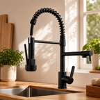 Torneira Gourmet Flexível para Cozinha com Spray Pull Down
