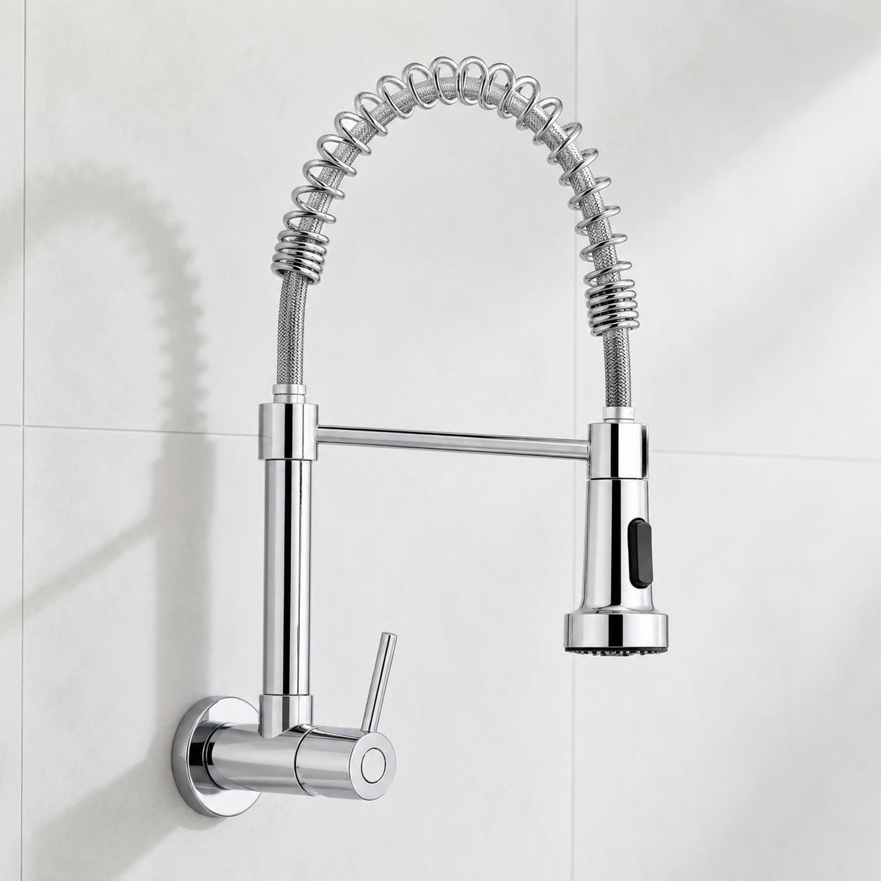 Torneira Gourmet Flexível para Cozinha com Spray Pull Down