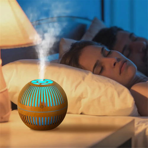 Difusor de Aromas Ultrassônico LED Madeira 130ml - imagem 2
