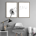 Kit 2 Quadros Minimalistas com Moldura - imagem principal