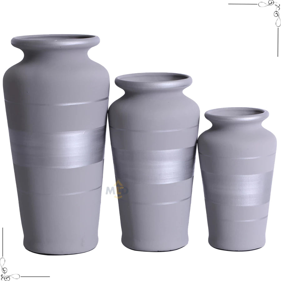 Vaso Cerâmico Grande para Decoração de Mesa