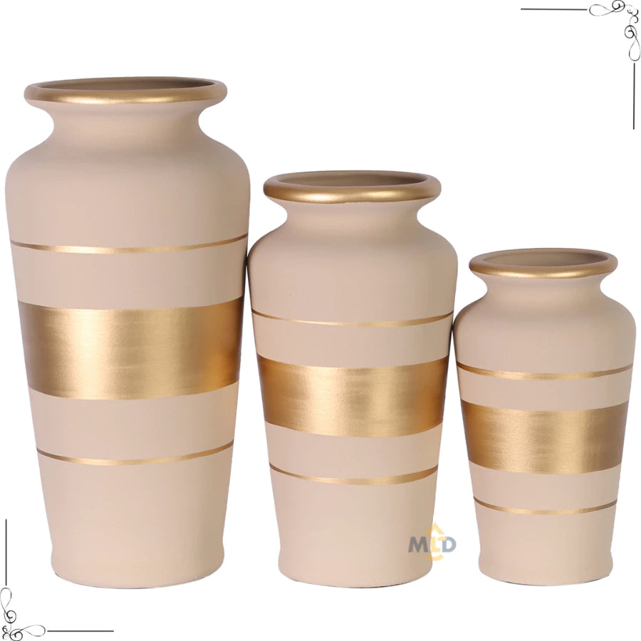 Vaso Cerâmico Grande para Decoração de Mesa