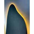 Espelho Orgânico Led  170x50cm Luz Branco e Luz Amarela Flame Quarto Sala Salão Loja