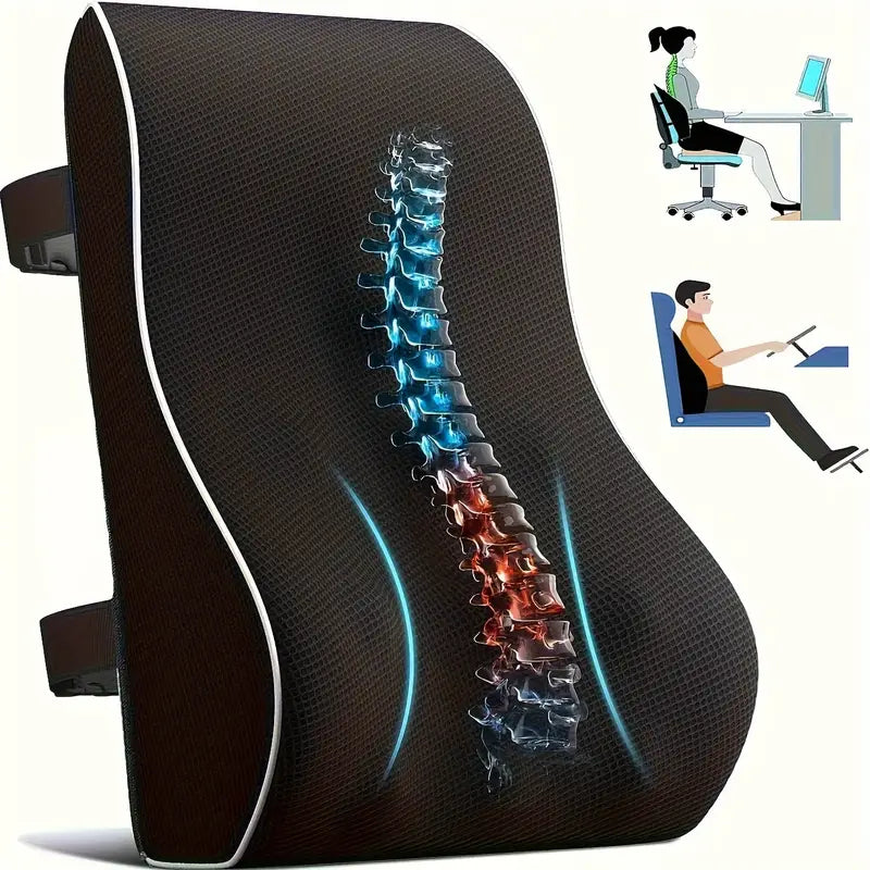 Almofada Lombar Ergonomica para Cadeira - imagem de uso