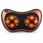 Almofada Massageadora Shiatsu 8 Bolas com Aquecimento para Pescoço, Costas e Lombar