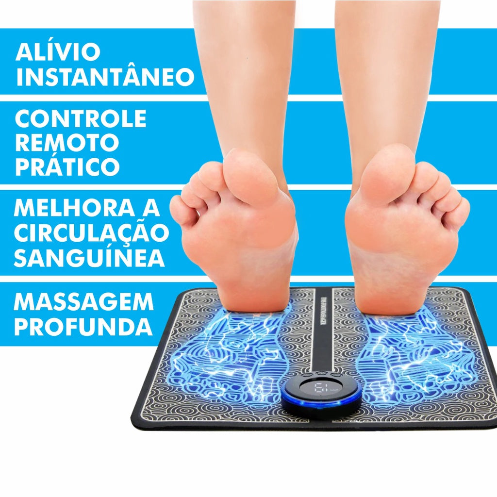 Tapete Massageador Portatil para Pes - detalhe