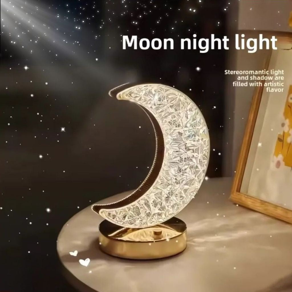 Luminaria Lua LED Touch com 3 Tons de Luz - imagem de uso