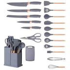 Kit de Utensílios de Cozinha Premium com Suporte