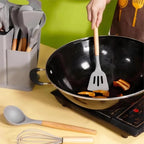 Kit de Utensílios de Cozinha Premium com Suporte