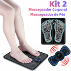 Tapete Massageador Portatil para Pes - medidas ou especificacoes